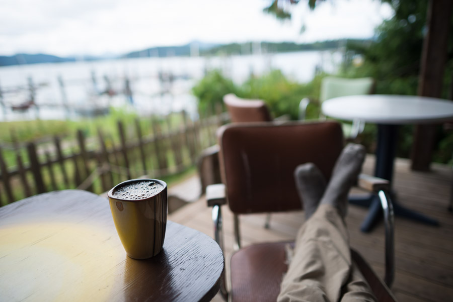 Completing a loop of the Graham Island we find ourselves back in the comfort of Queen Charlotte City and its tasty amenities…