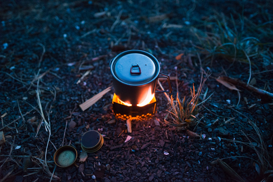 Any day with under 80km of cycling on a tour is considered a rest day in my books, but that doesn’t mean they are always spend resting. After another long “rest” day climbing Mount Genevieve, I cook up a well-earned dinner on the beach in the twilight of our last night on the Haida Gwaii.