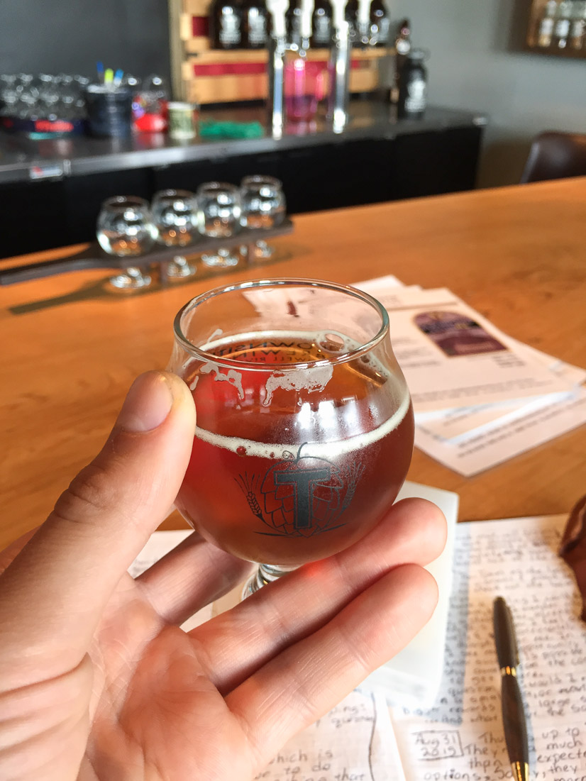 Needless to say, it wasn&rsquo;t too long before I found myself across town at the local craft brewery: Townsite Brewing. This was more my style.
