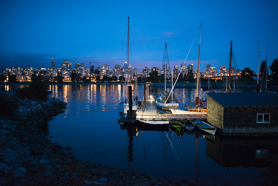 A Vancouver nightscape.