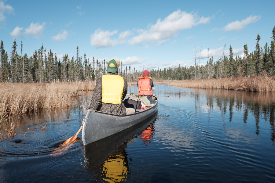 An idyllic day for paddling.
