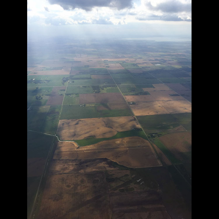 Further south the wilderness gives way to cultivated farm fields and an ever-increasing population. Though human effect is not directly seen up north in the way that we can see the worked land here, what goes on down here is changing the global climate and will have serious effects on the fragile northern ecosystems going forward.