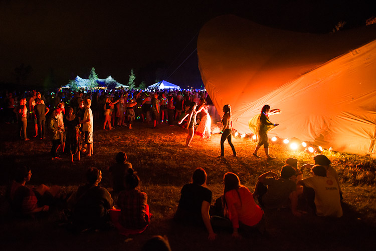 Dancing the evening away at Big Blue At Night.