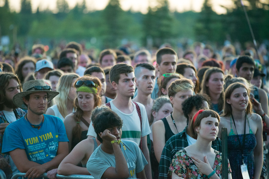 The audience gets lost in the haunting melodies of Patrick Watson.