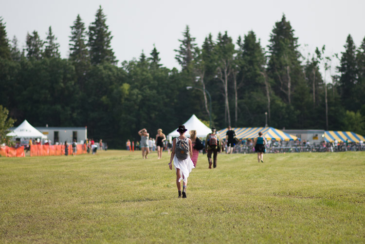 Once the music begins however, it draws people out of the campground to gather around the stages.