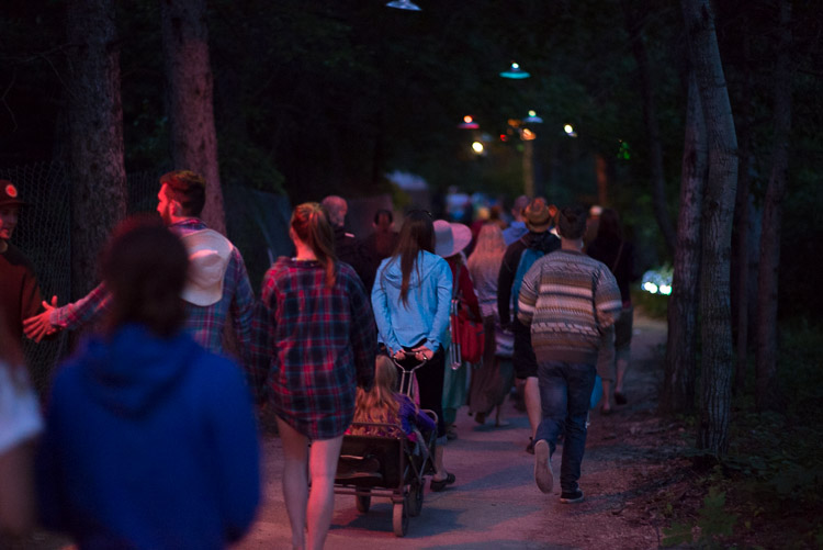 After a long but exciting day, weary feet shuffle along the exit path&hellip;