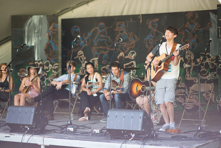Every year, the Shady Grove stage is dedicated to the Young Performer&rsquo;s Program all day Friday. In the weeks leading up to the festival, these young musicians get to mentor under some of the more veteran performers, and this is their opportunity to take center stage and shine.